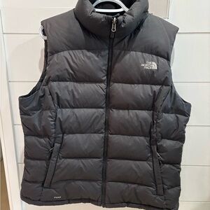The North Face Charcoal Puffer Vest